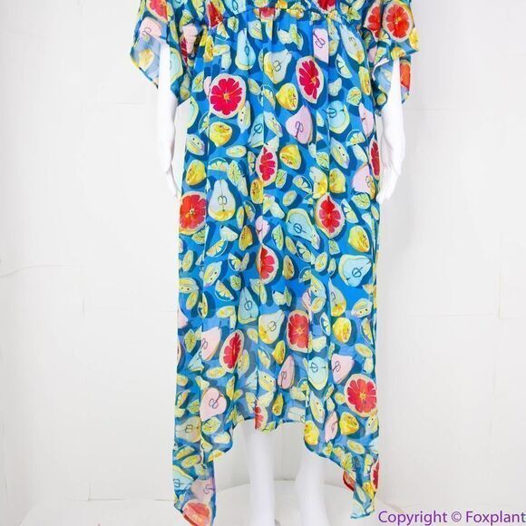 Anthropologie Hutch Summer Fruits Augusta Dress, size 1X - Picture 7 of 16